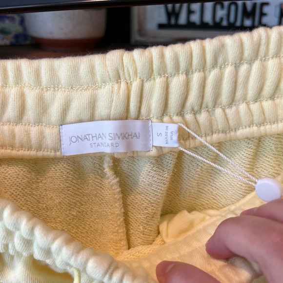 NWT Jonathan Simkhai Standard Niya Track pant size small - Picture 9 of 12